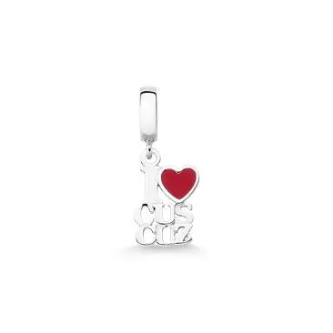 Berloque de Prata 950 - I love Cuscuz - 251932