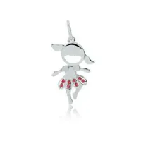 Pingente de prata 950 -Menininha - 250532