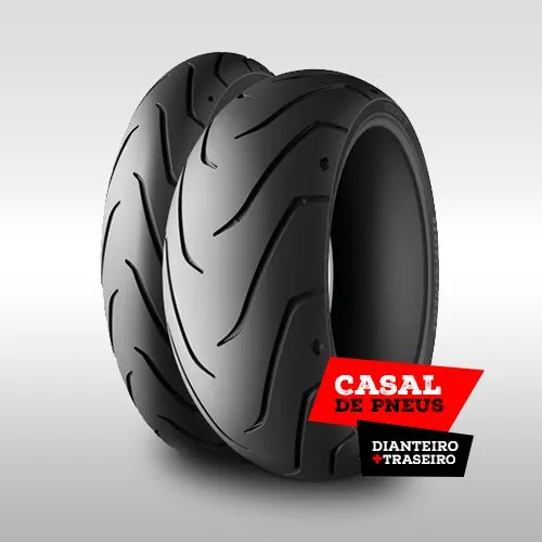 PNEUS MICHELIN SCORCHER  FXDR 114 2019 A 2020 - 120/70-19 (Diant) e 240/40-18 (Tras)