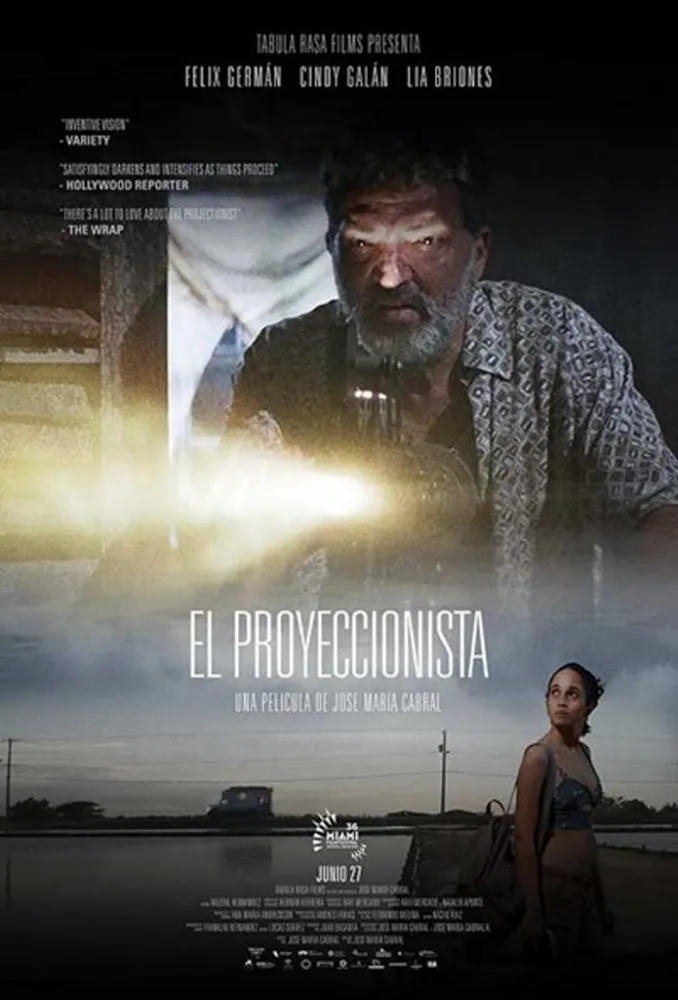 O Projecionista (2019) José María Cabral DVD - legendas em português Imagem