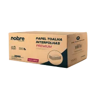 Papel Toalha Interfolhas - Premium - 22,5x20,5cm - c/ 2000fls - Nobre