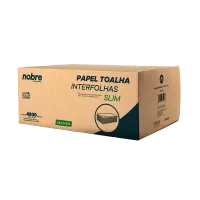 Papel Toalha Interfolhas Slim - 20x23cm - c/ 4800fls - Nobre