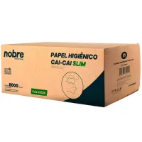 Papel Higiênico Cai Cai - 10x20cm - c/ 8000fls - Nobre - Foto 2