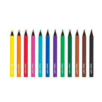 Lápis de Cor Wave Mini Reciclado – 12 Cores | Sustentável | Escolar e Infantil - Foto 2