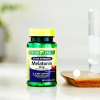Melatonina Spring Valley 12mg Fast Dissolve  Strawberry flavor c/60unid Importado + frete gratis - Foto 2