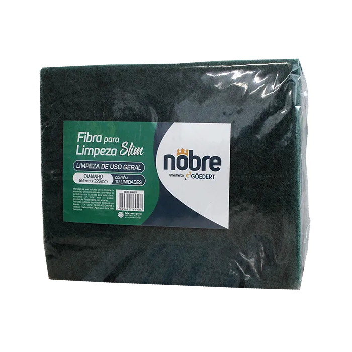 Fibra p/ limpeza 98x229mm - Slim - Nobre