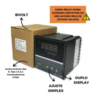 CONTROLADOR DE TEMPERATURA DIGITAL C900 96X96  - Foto 4