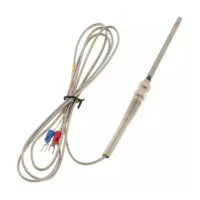 SENSOR TERMOPAR TIPO K PONTA 100MM 2 METROS - Foto 2