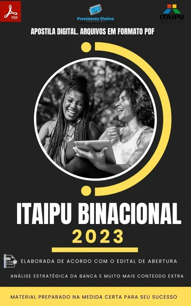 Apostila ITAIPU BINACIONAL PR Contador  2023 Imagem