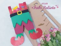  G1.464   Gabarito de Moldes em MDF Sacola Calça Duende