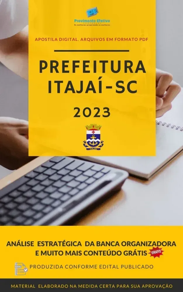 Apostila Pref Itajai FISIOTERAPEUTA Ano 2023