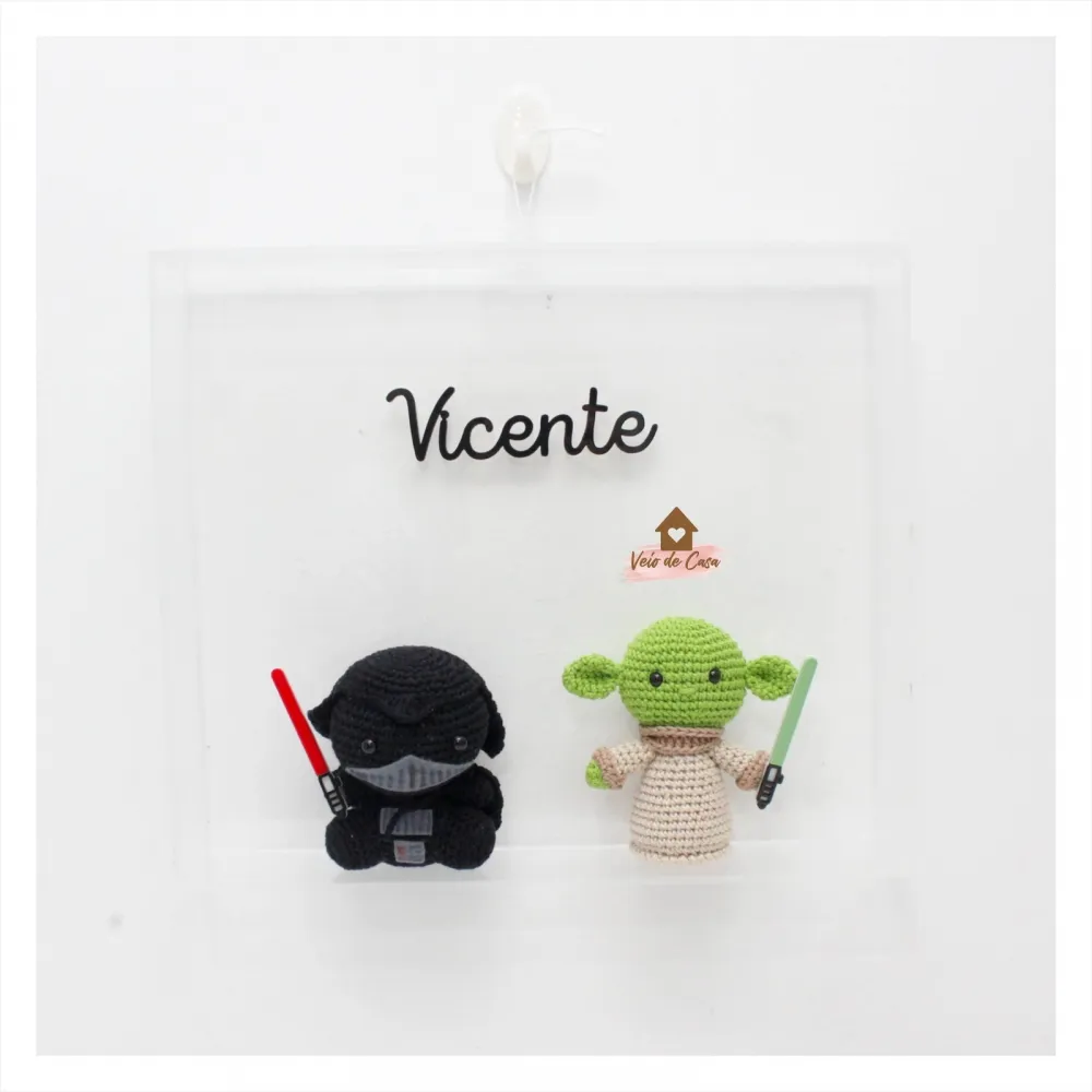 Star Wars - Quadro Acrílico - Porta Maternidade