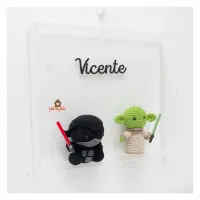 Star Wars - Quadro Acrílico - Porta Maternidade - Foto 2