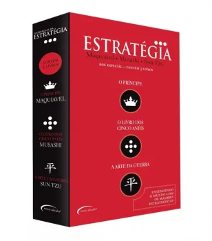 BOX O ESSENCIAL DA ESTRATEGIA - MAQUIAVEL - MUSASHI - SUN TZU (PRODUTO USADO - MUITO BOM)