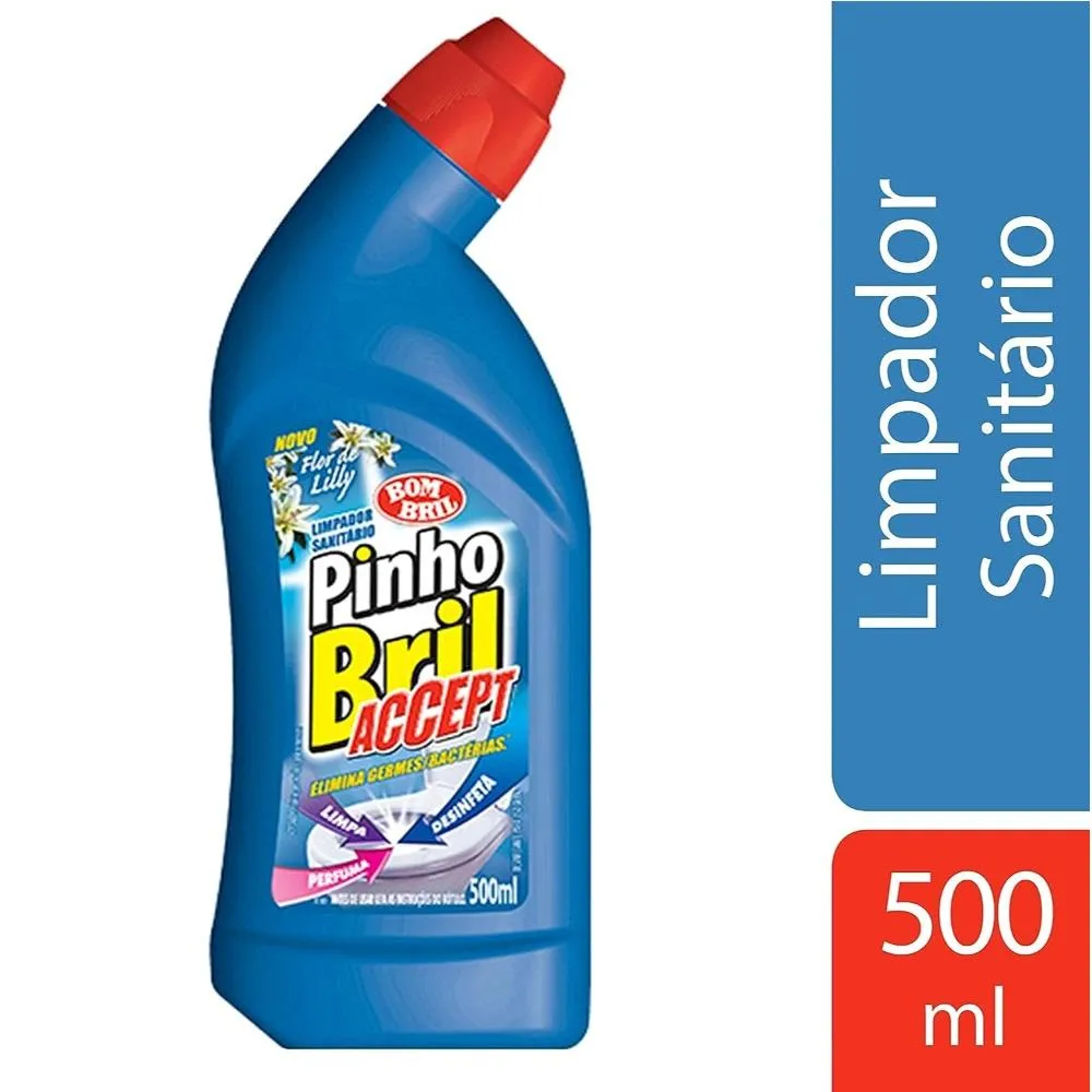 Limpador Sanitário Pinho Bril Accept Flor de Lilly 500ML