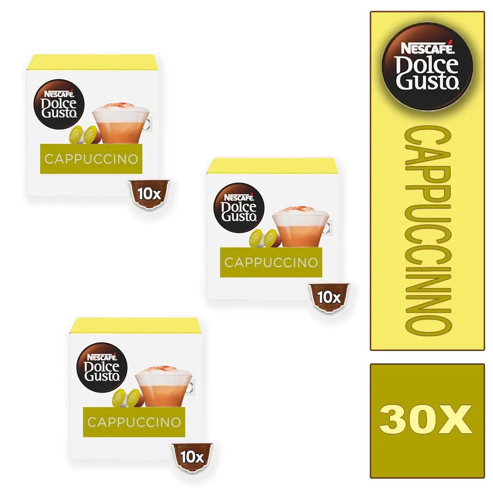 Cápsula Nescafe Dolce Gusto Bebida Lactea Cappucchino 30 Cápsulas