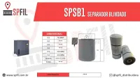 SEPARADOR AR / ÓLEO BLINDADO SPSB1