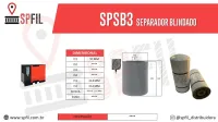 SEPARADOR AR / ÓLEO BLINDADO SPSB3