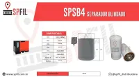 SEPARADOR AR / ÓLEO BLINDADO SPSB4