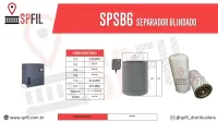 SEPARADOR AR / ÓLEO BLINDADO SPSB6