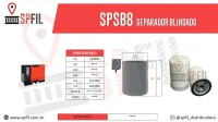 SEPARADOR AR / ÓLEO BLINDADO SPSB8