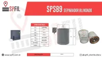 SEPARADOR AR / ÓLEO BLINDADO SPSB9