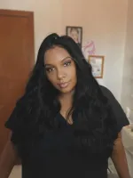Natural May Lace Humana ondulada UltraHD  cabelo brasileiro repartição  LivreBigPlus®  - Foto 15