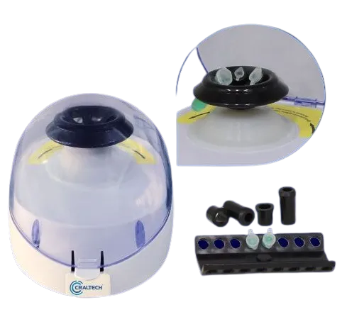 Centrífuga para 6 ou 16 microtubos 6000rpm Craltech