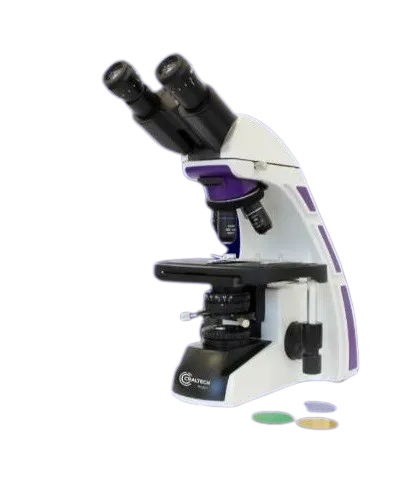 Microscópio biológico binocular óptica finita planacromático com contraste de fase led – 1.000X e 1.600X