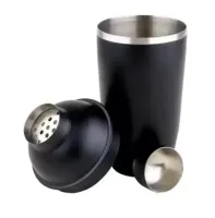 Coqueteleira Fiesta Profissional Preto 500ml - Foto 2