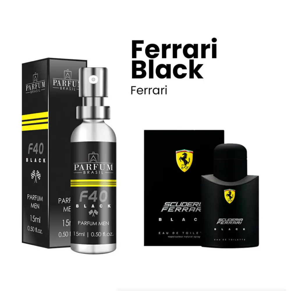 Ferrari Black - F40 Black Parfum Brasil 15ml Imagem