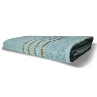 Jogo de Toalha 2 Banho 2 Rosto - 4pçs Coleção Montreal 100% Algodão Verde - Foto 2