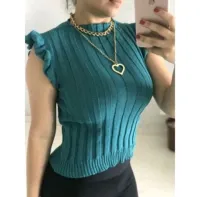 Blusinha feminina Garrafinha Várias cor  - Foto 5