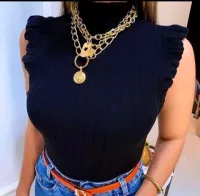 Blusinha feminina Garrafinha Várias cor  - Foto 9