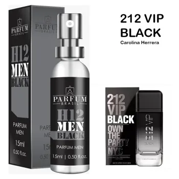 212 Vip Black - H12 Black Parfum Brasil 15ml