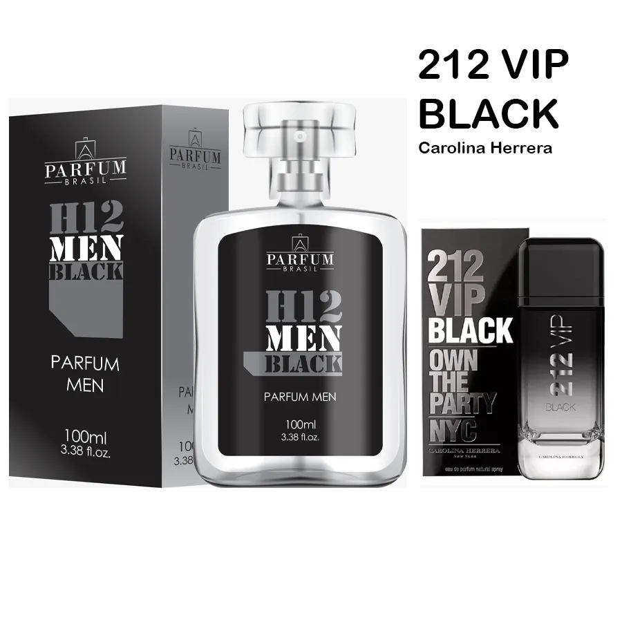 212 Vip Black - H12 Black Parfum Brasil 100ml