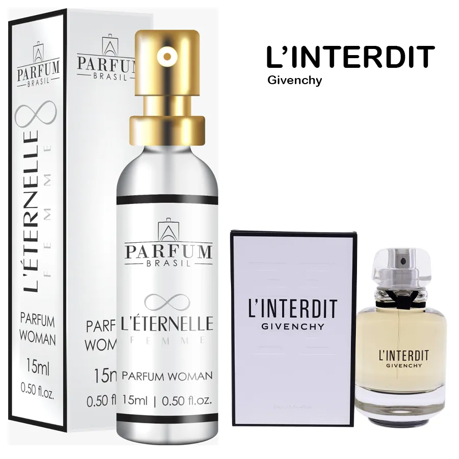 L'INTERDIT Givenchy - L'ETERNELLE Femme Parfum Brasil 15ML Imagem