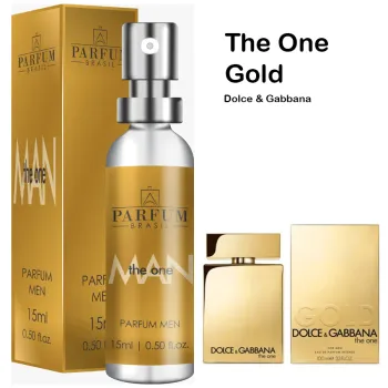 The One Gold For Men Dolce Gabbana - The One Men Parfum Brasil 15ml