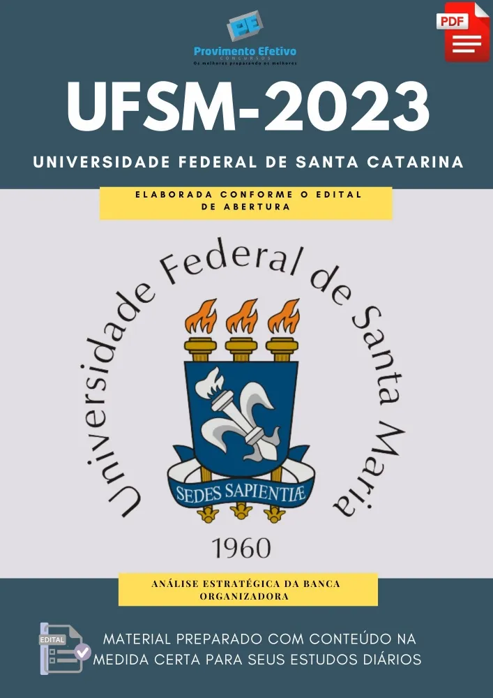 Apostila UFSM Concurso 2023 Imagem