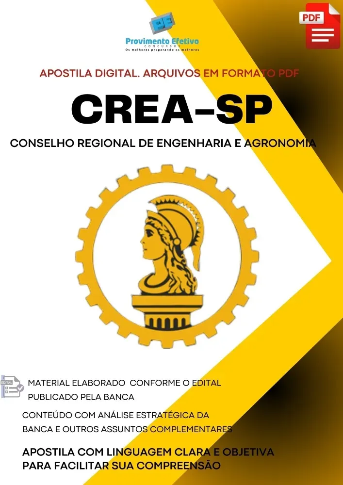 Apostila Concurso CREA SP 2023 CONTADOR