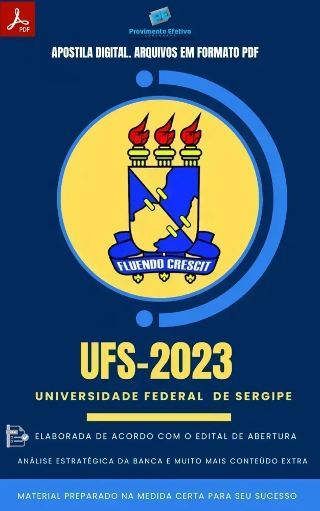 Apostila UFS Ano 2023 BIBLIOTECÁRIO DOCUMENTALISTA