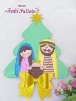 G1.469   Gabarito de Moldes em MDF  Pinheiro Sagrada Família - Foto 2