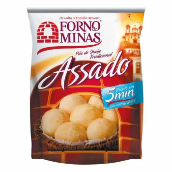 Pão de Queijo Forno de Minas Assado com 12 Unidades 240g