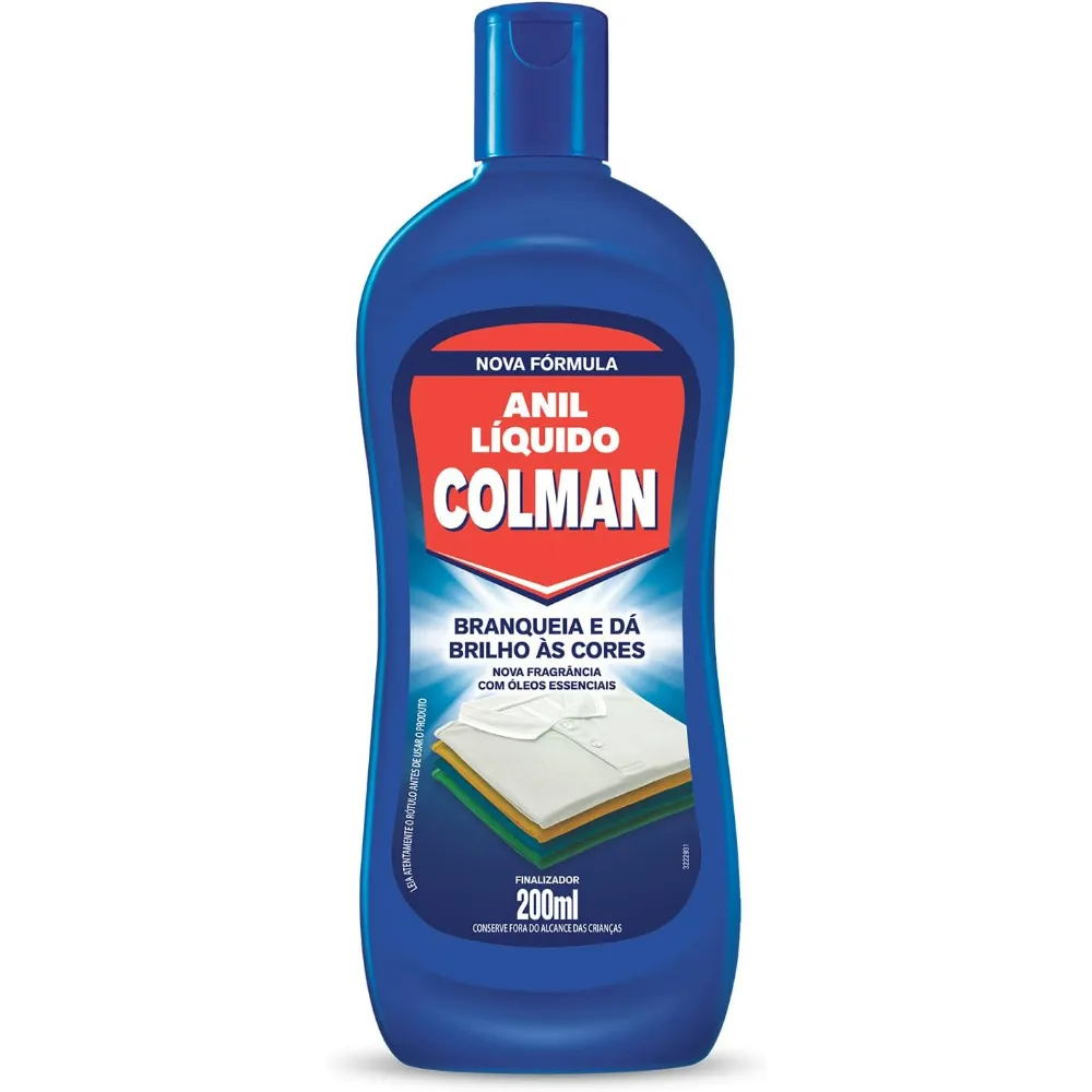 Branqueador Pós Lavagem Líquido Anil Colman 200ML
