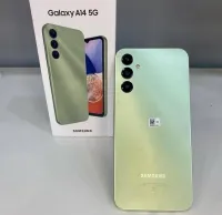 Smartphone Samsung Galaxy A14 5G Verde Lima 64GB, 4GB RAM, Processador OctaCore, Câmera Tripla Traseira, Selfie de 13MP, Tela Infinita de 6.6