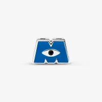 Berloque separador monsters de prata com cristais– Inspiração Pandora - Foto 2