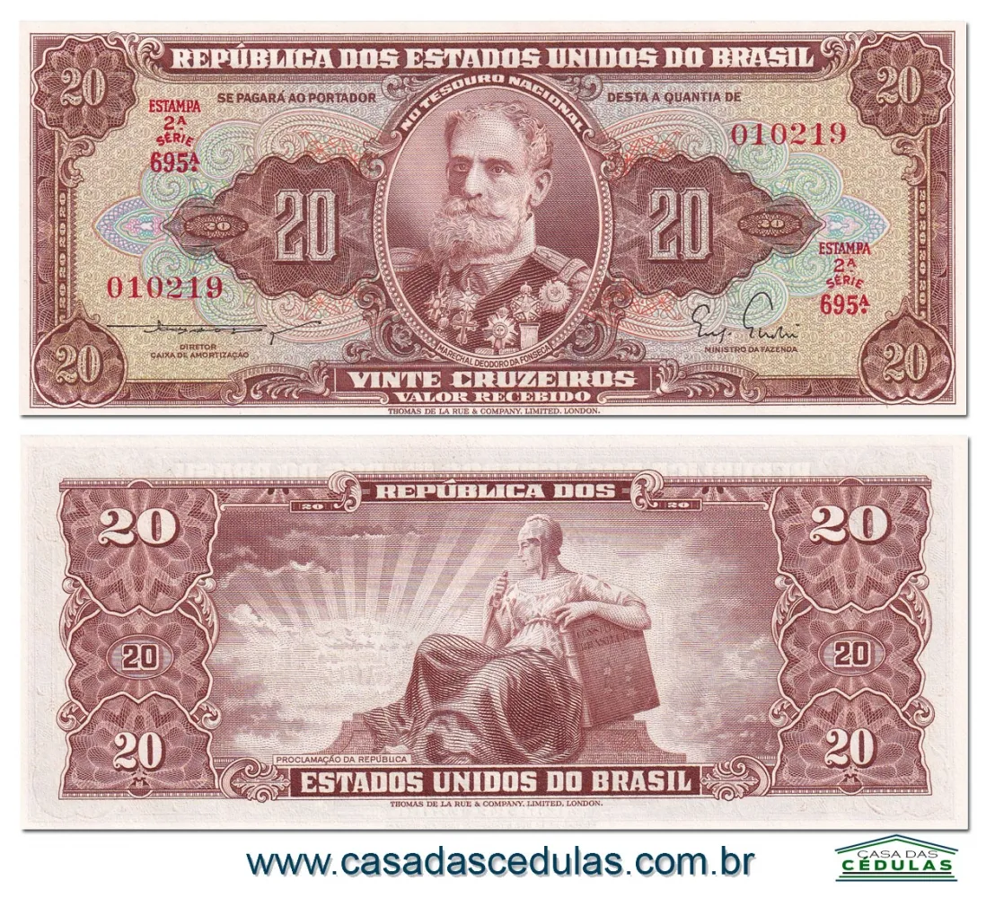 C084 - 20 Cruzeiros (Deodoro da Fonseca) - Sob