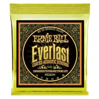 Corda Ernie Ball 013 Everlast Coated 80/20 Bronze para Violão Aço