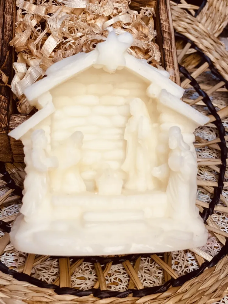 Vela capela menino Jesus e os três reis magos
