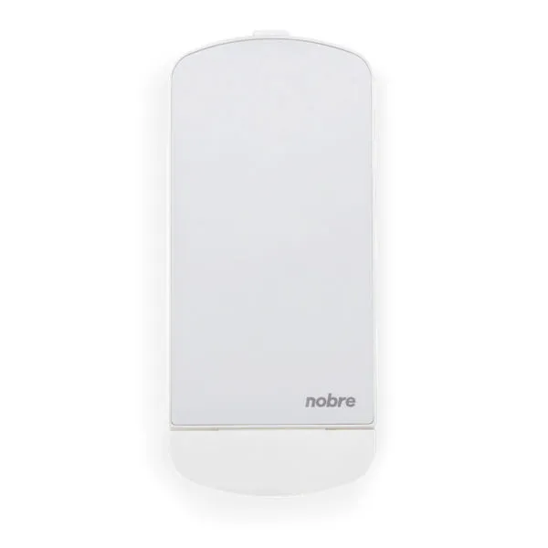 Dispenser p/sabonete liq./álcool gel 800ml (c/ reserv.val. Xpro) emb. ind. inox branco - Select - Nobre Imagem